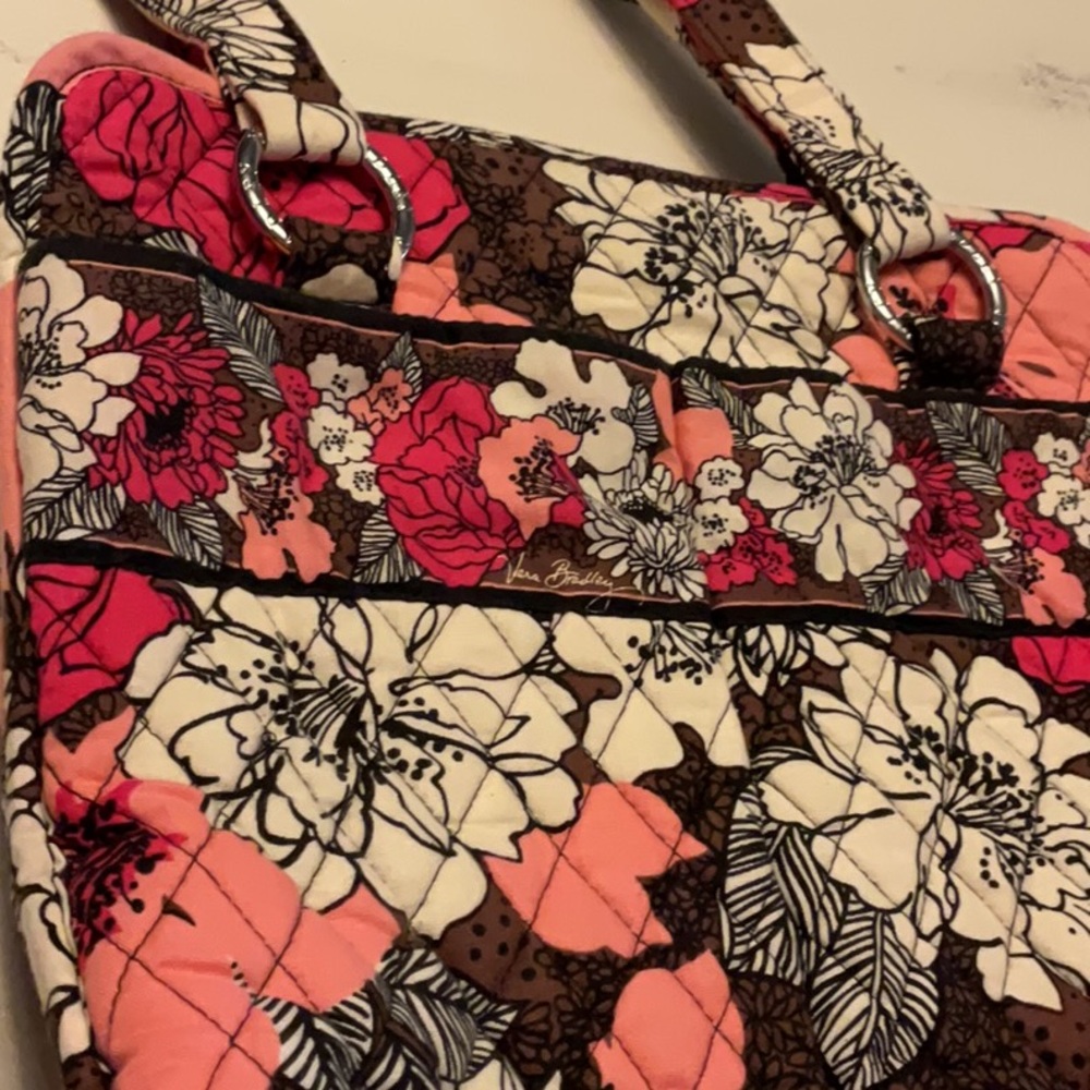 Vera Bradley Floral Quilted Tote Bag